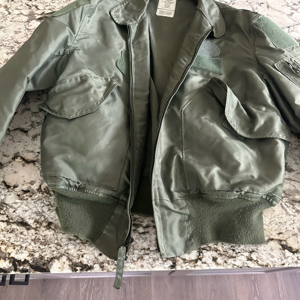 Green Bomber Jacket